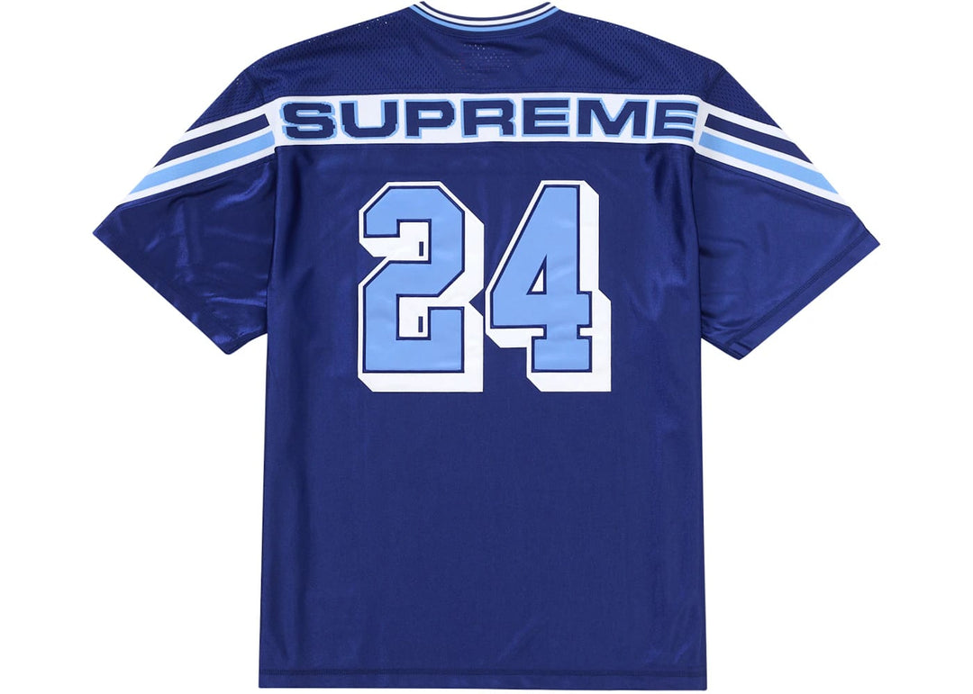 Supreme Jacquard Rib Football Jersey Navy