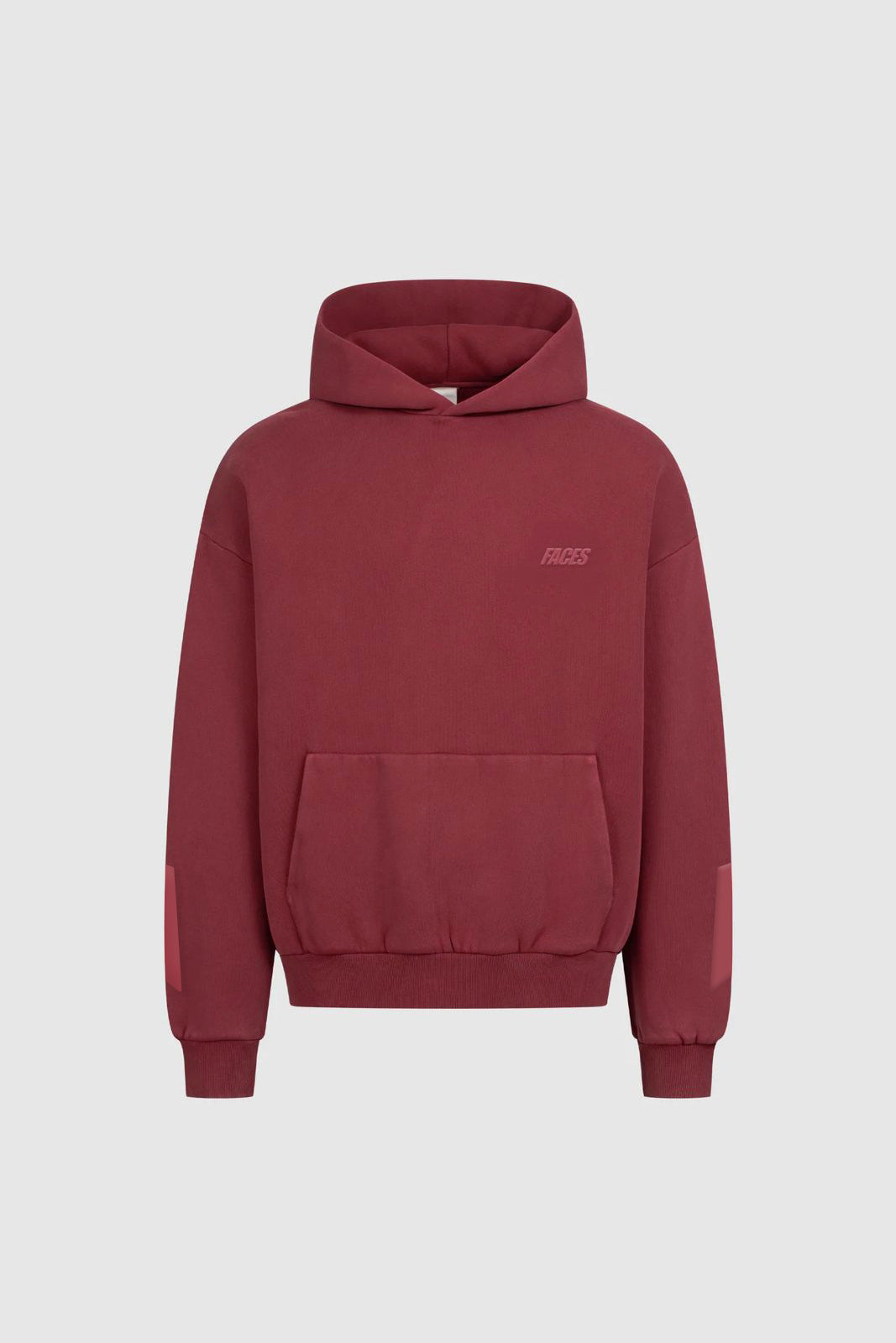 Faces Hoodie Bordeaux