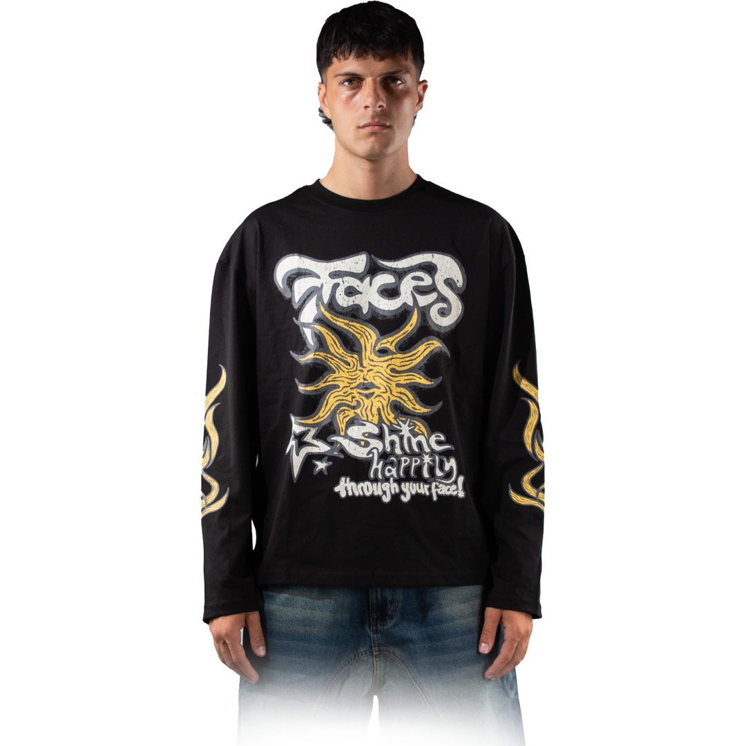 FACES Vintage Sun Longsleeve Black