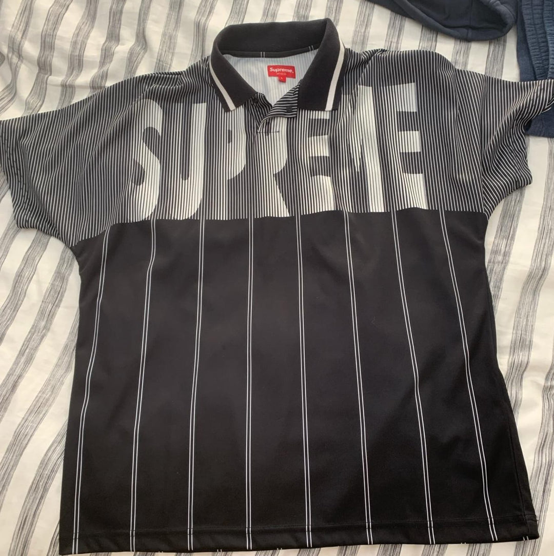 Supreme Polo Shirt Jersey White / Purple (9)