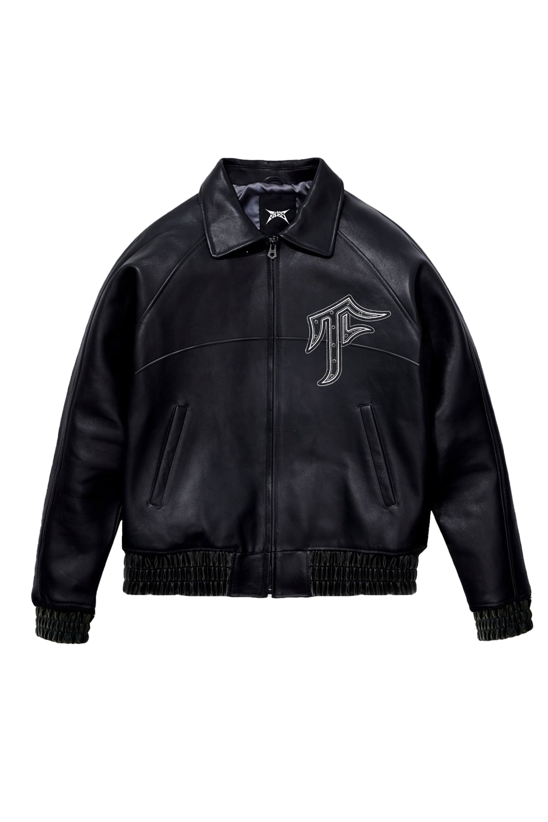 FACES Chandelier Leather Jacket Black