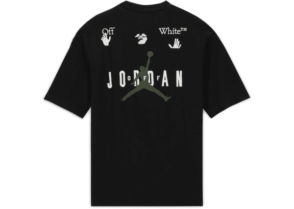 Black jordan tee deals