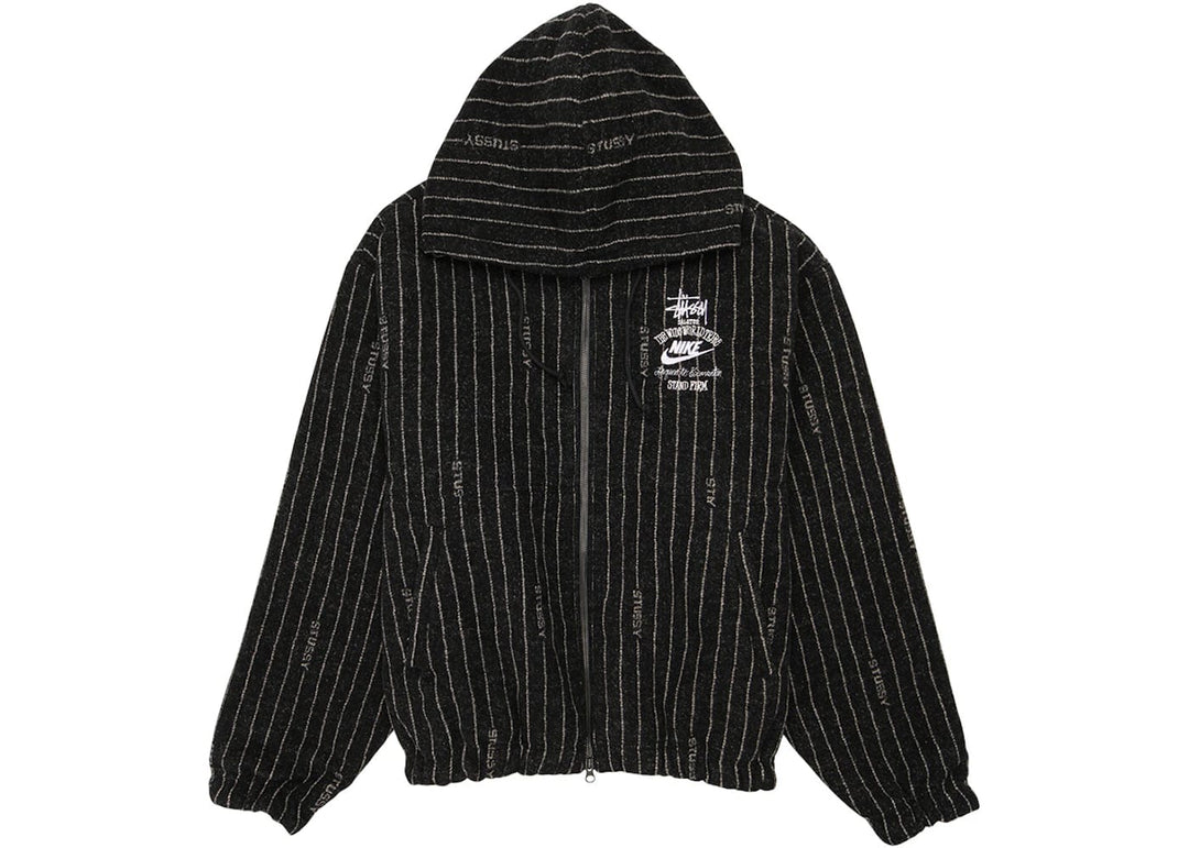 Nike x Stussy Striped Wool Jacket (Asia Sizing) Black