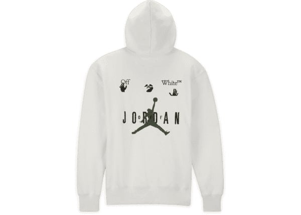 Off White x Jordan Hoodie White BIBO