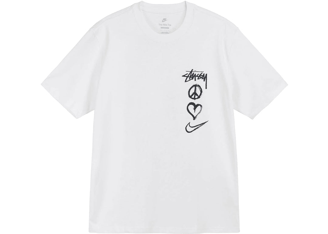 Nike x Stussy Peace, Love, Swoosh T-shirt (US Sizing) White