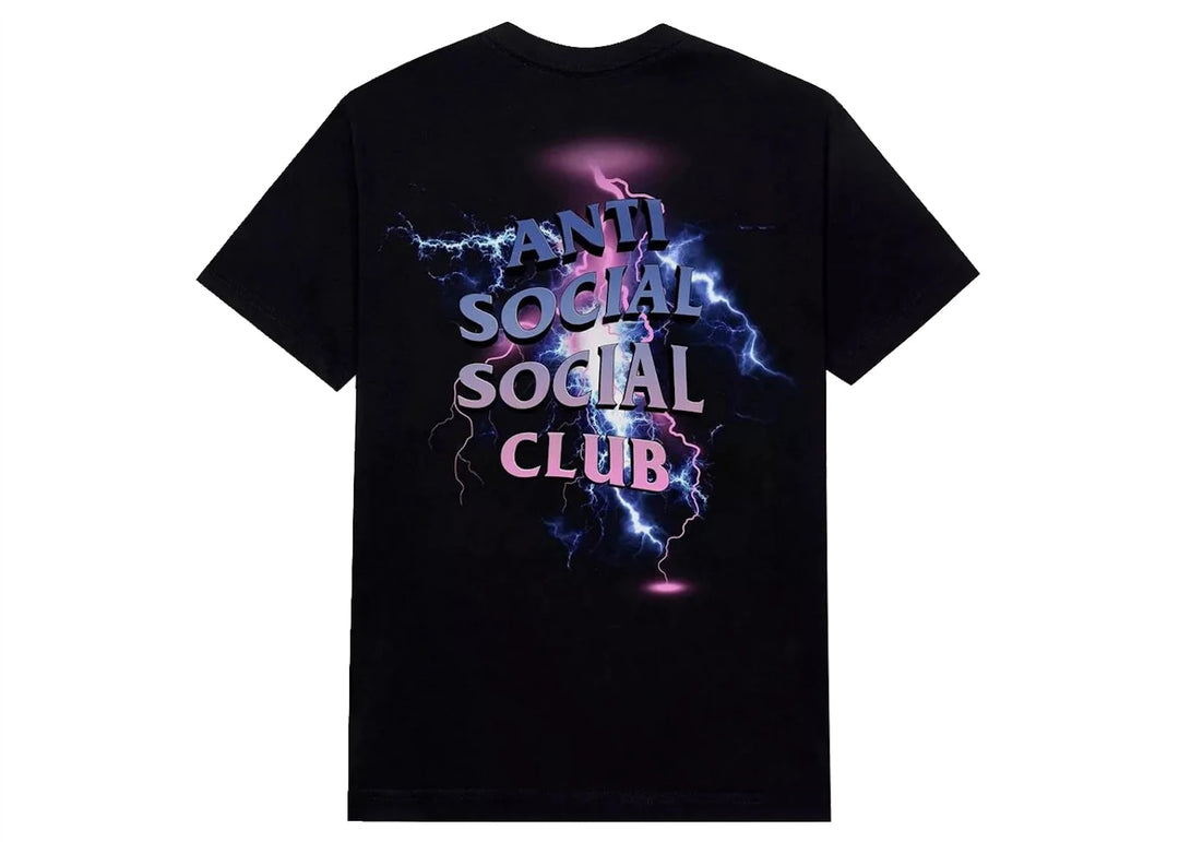 Anti Social Social Club Bolt From The Blue T-shirt Black