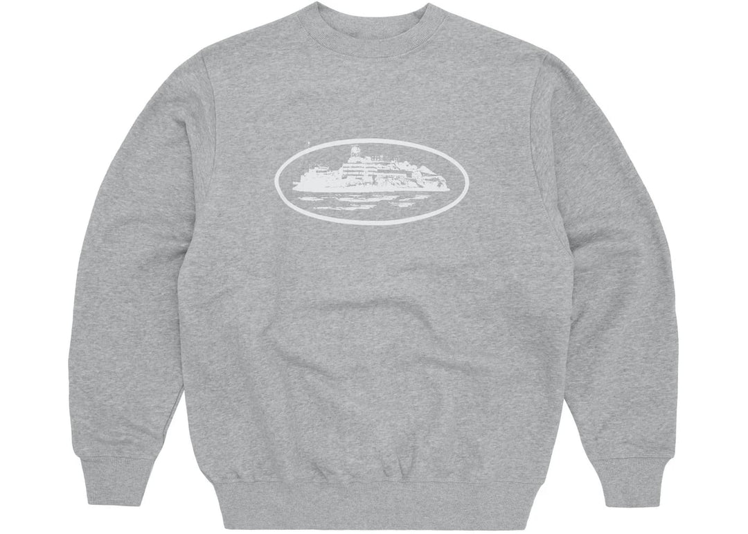 Corteiz OG Alcatraz Sweatshirt Heather Grey