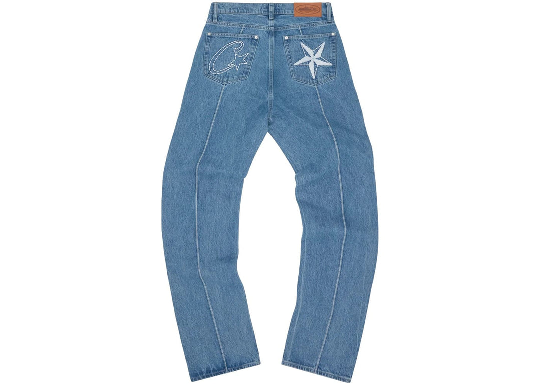 Corteiz C-Star Denim Jeans Blue