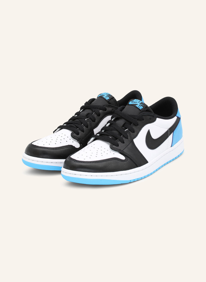 Jordan 1 Retro Low OG Black Dark Powder Blue