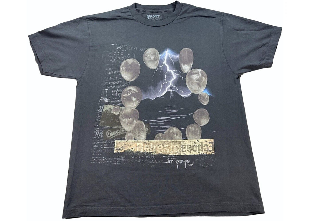 Travis Scott Utopia Echoes Circus Maximus Tee Black