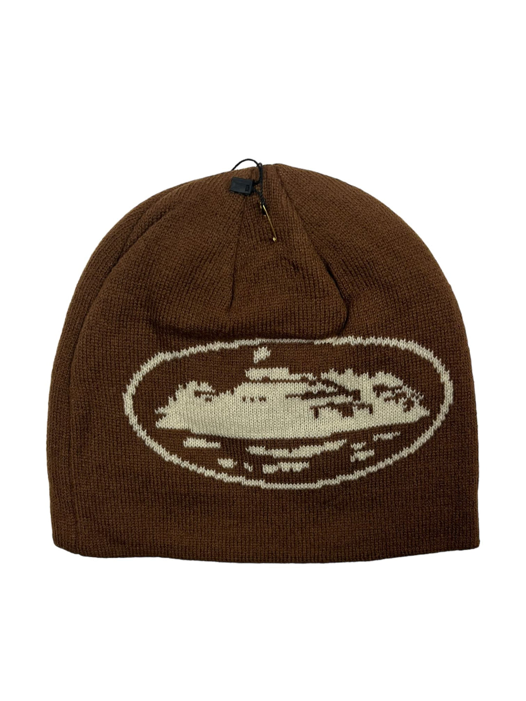 Corteiz Brown Alcatraz Beanie