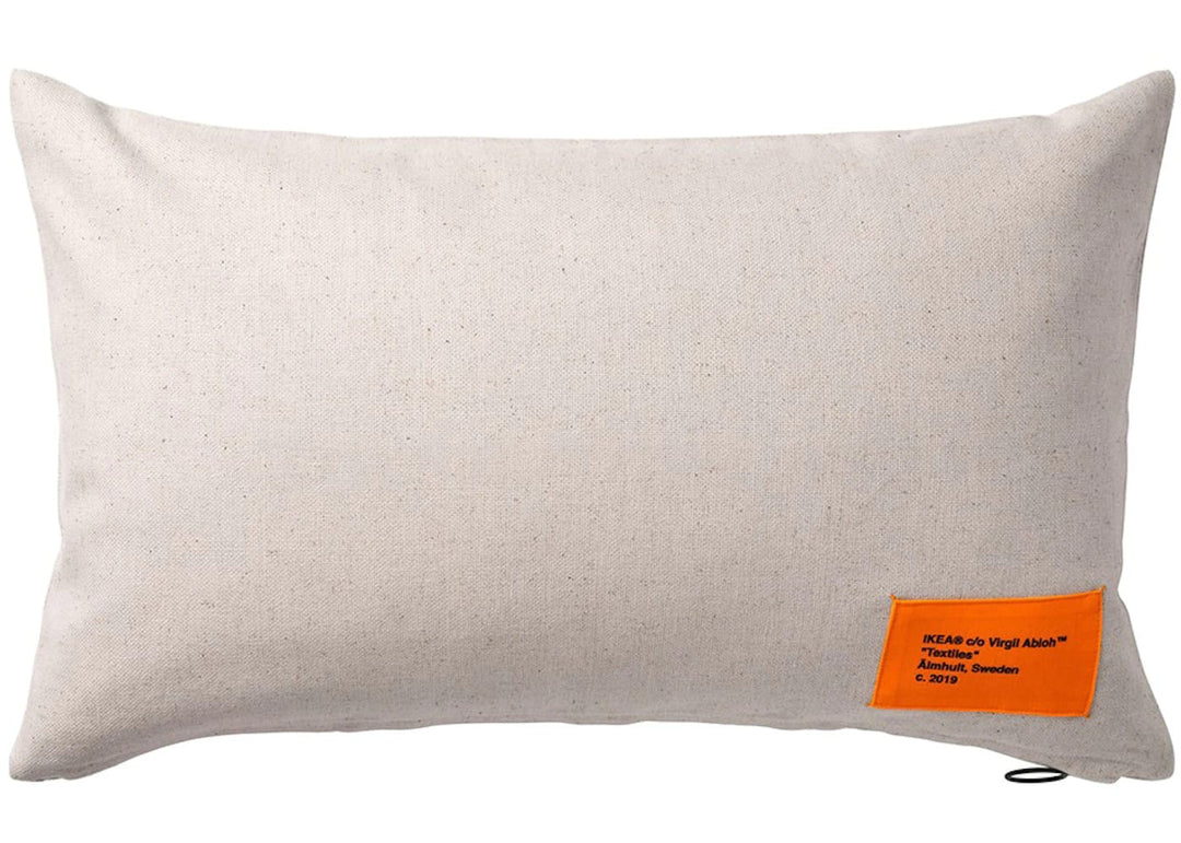 Virgil Abloh x IKEA MARKERAD Cushion Cover Beige