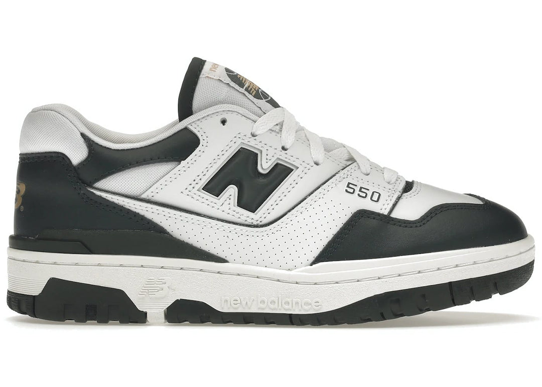 New Balance 550 White Dark Green