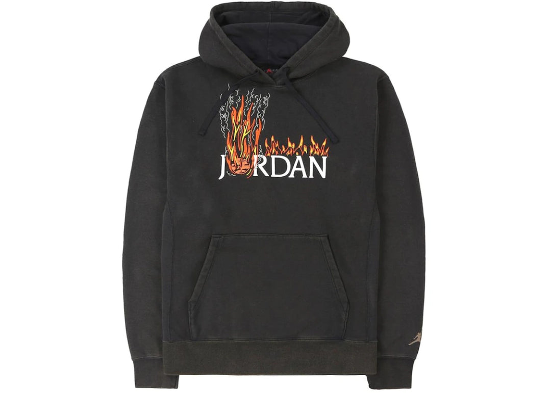 Travis Scott MJ Fleece Hoodie Black