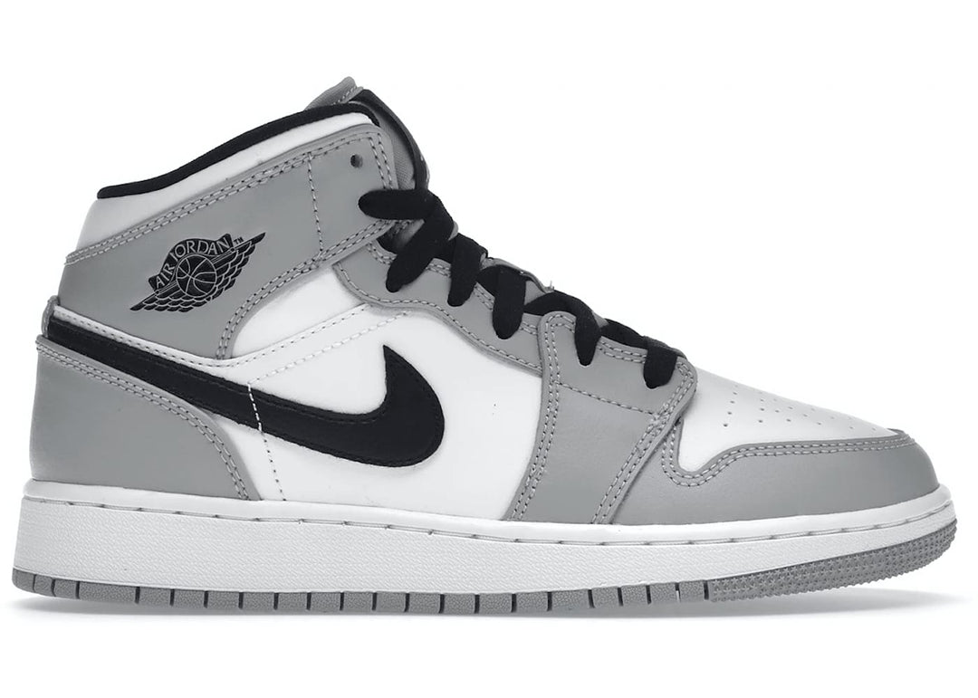 Jordan 1 Mid Light Smoke Grey (GS)