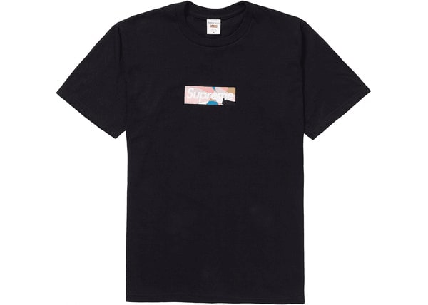 Supreme Emilio Pucci Box Logo Tee Black/Dusty Pink