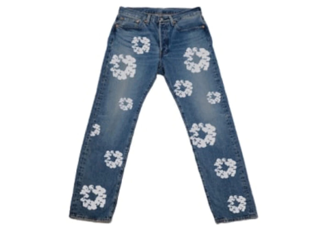 Denim Tears x Levi's Cotton Wreath Jean Light Wash