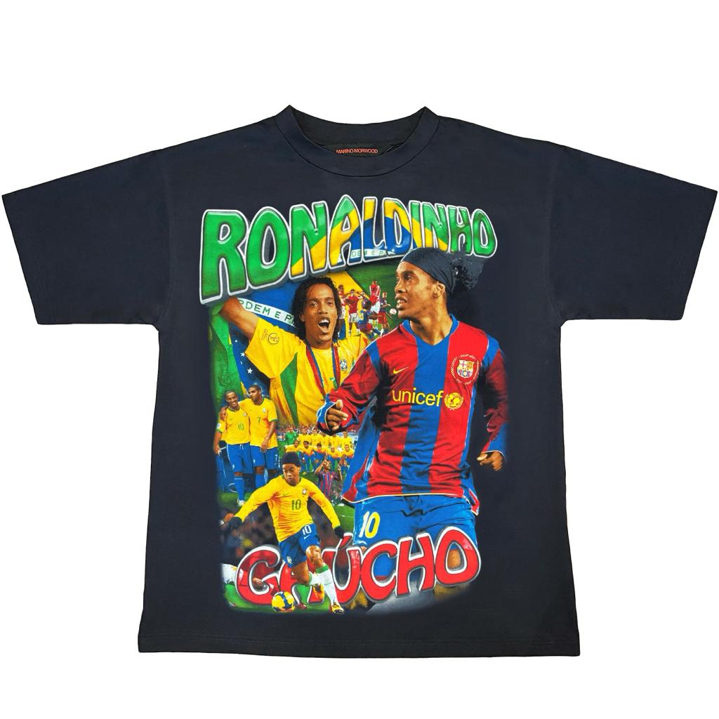 Ronaldinho Bootleg T-Shirt Schwarz