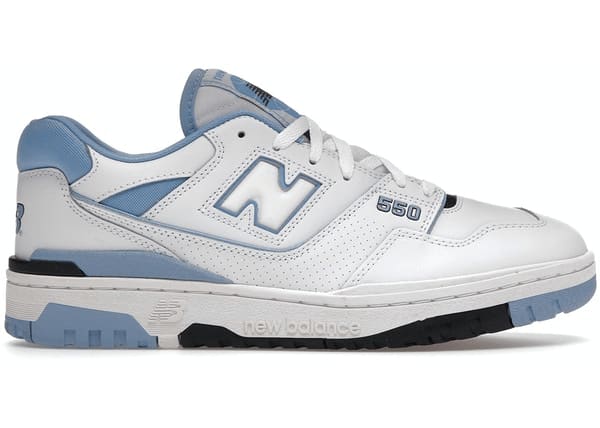 New Balance 550 UNC White University Blue